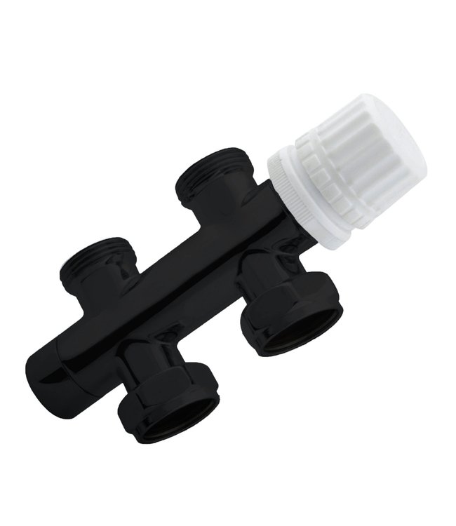  nero-luxe valve de descente 3/4x3/4 Noir mat