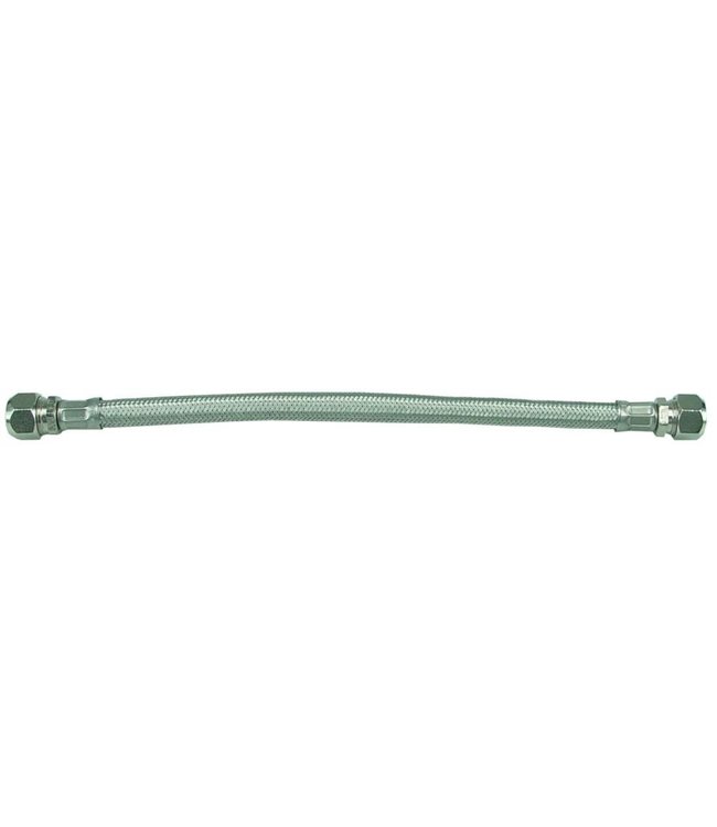  Kiwa metal flex.connection hose 3/8bi x1/2bu 60cm