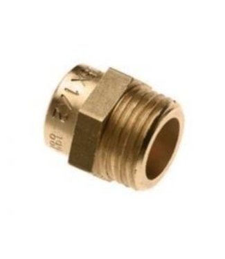 Wiesbaden Messing soldeer Cap Puntstuk kort 3/8 buiten x 15 Wiesbaden Messing soldeer Cap Puntstuk kort 3/8 buiten x 15