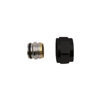 Oppio Nero-Luxe eurokonus coupling Cv pipe 15 mm 3/4 Matt Black