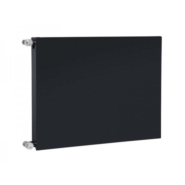  50x180 cm Type 22 - 3358 Watt - Oppio Paneelradiator Compact 6 vlakke voorzijde - Mat Zwart (Ral 9005)