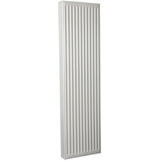 ECA 160x50 cm Type 22 - 2275 watts - ECA Radiateur vertical à façade nervurée - Blanc (Ral 9016)