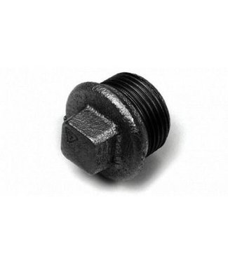 Wiesbaden 290 Malleable Plug 3/8 zwart