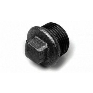 Wiesbaden 290 Malleable Plug 3/4 zwart