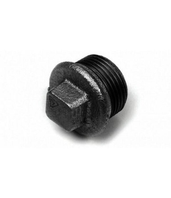  290 Malleable Plug 11/2 zwart