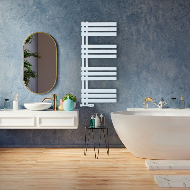 Missend de jouwe vrede Elite badkamer radiator Wit 40x164 cm | Designradiator aanbieding - Radiator -Outlet.nl