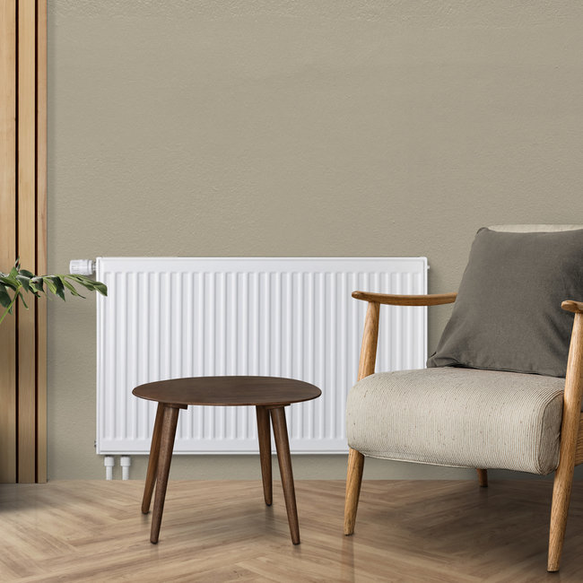  50x180 cm Type 22 - 3358 Watt - Oppio Paneelradiator Compact 6 geribbelde voorzijde - Wit (Ral 9016)