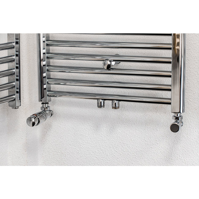  120x40 cm - 550 Watt - Oppio Handdoekradiator - Chroom