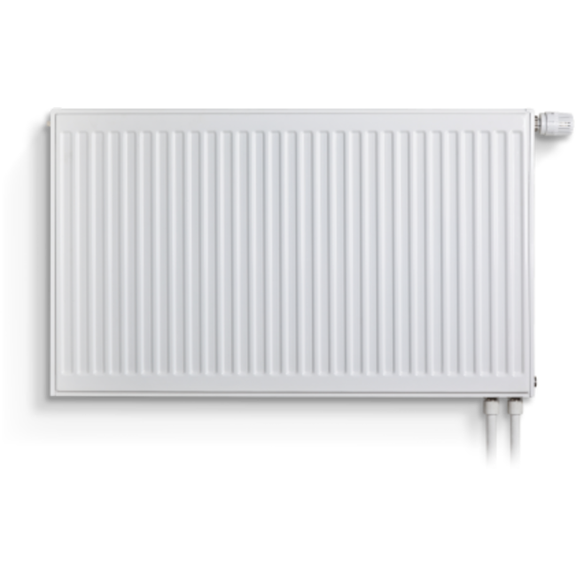  60x120 cm Type 22 - 2627 Watt - Radiateur à panneaux Oppio Compact 6 nervures - Blanc (Ral 9016)