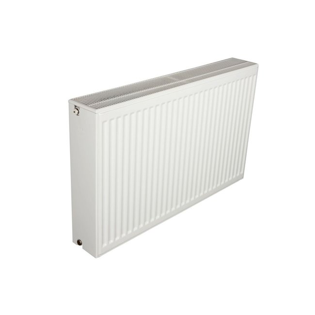  60x180 cm Type 33 - 5728 Watt - ECA Paneelradiator Compact 8 geribbelde voorzijde - Wit (Ral 9016)