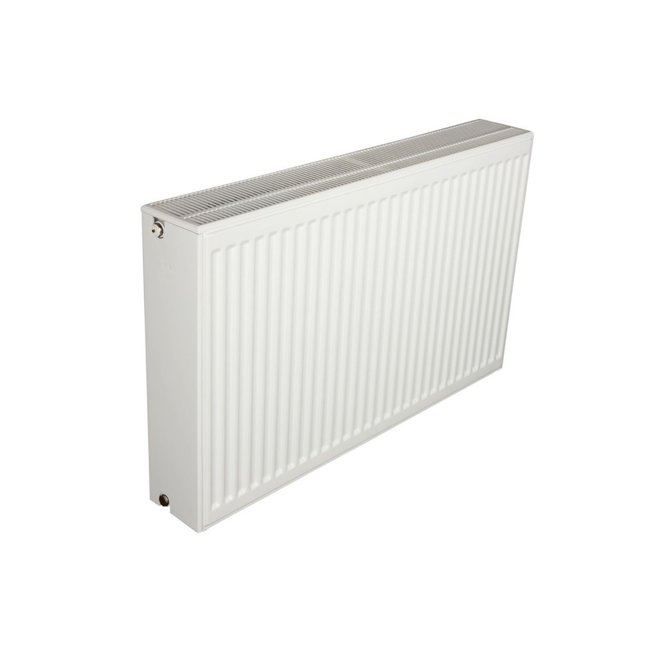  40x220 cm Type 33 - 5058 watts - ECA Radiateur à panneaux Compact 8 à façade nervurée - Blanc (Ral 9016)