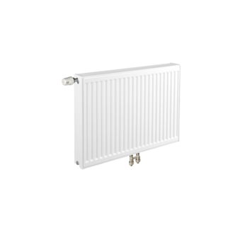 ECA 60x120 cm Type 22 - 2627 Watt - ECA Paneelradiator Compact 8 geribbelde voorzijde - Wit (Ral 9016)