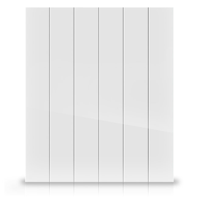  50x50,4 cm - Ambiente elektrische paneelradiator 1000 Watt - Wit (RAL 9016)