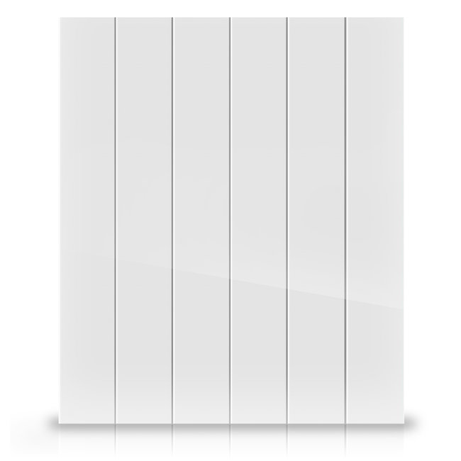  50x50.4 cm - Ambiente panneau radiateur électrique 1000 Watt - Blanc (RAL 9016)