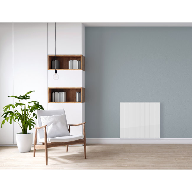  50x50,4 cm - Ambiente elektrische paneelradiator 1000 Watt - Wit (RAL 9016)