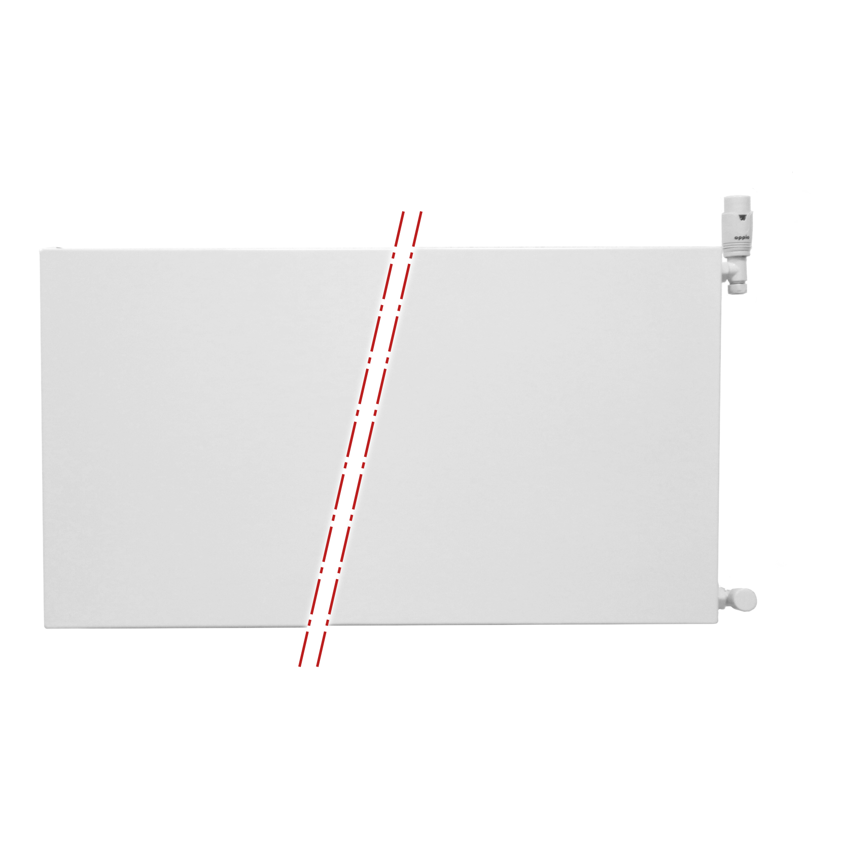 Oppio Vlakke Compact 6 paneelradiator T22 H40xB60 - 936 Watt