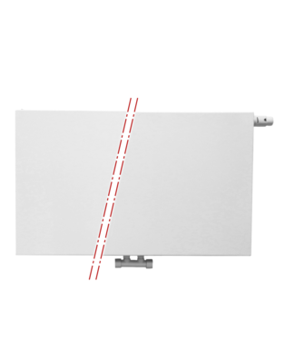 ECA 60x220 cm Type 22 - 4816 Watt - ECA Paneelradiator Compact 8 vlakke voorzijde - Wit (Ral 9016)