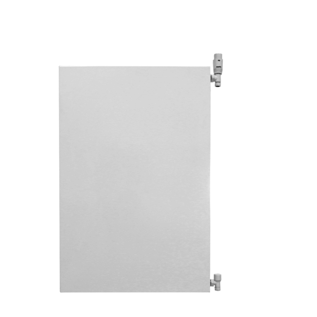  90x60 cm Type 33 - 2595 Watt - ECA Paneelradiator Compact 8 vlakke voorzijde - Wit (Ral 9016)