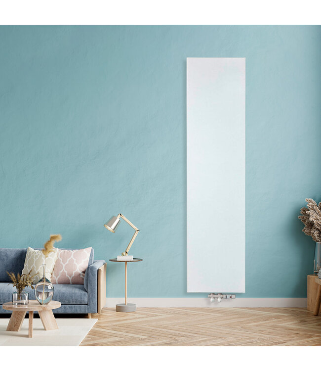  180x60 cm Type 22 - 2990 Watt - ECA Radiateur vertical à façade plate - Blanc (Ral 9016)