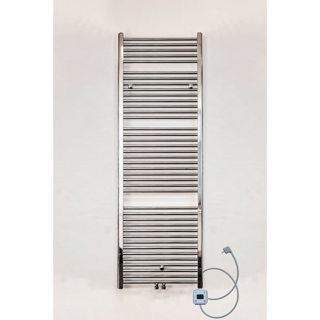  160x60 cm - Oppio Smart Digital Chroom elektrische handdoekradiator