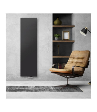 Oppio 200x50 cm Type 20 - 1868 Watts - Radiateur vertical Oppio à façade plate - Noir mat (Ral 9005)