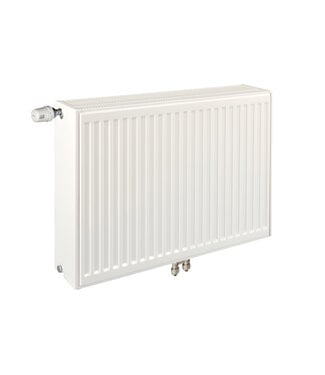 ECA 50x80 cm Type 33 - 2203 watts - ECA Radiateur à panneaux Compact 8 à façade nervurée - Blanc (Ral 9016)