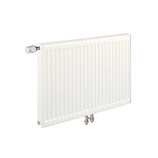 ECA 40x160 cm Type 11 - 1340 Watt - ECA Paneelradiator Compact 8 geribbelde voorzijde - Wit (Ral 9016)