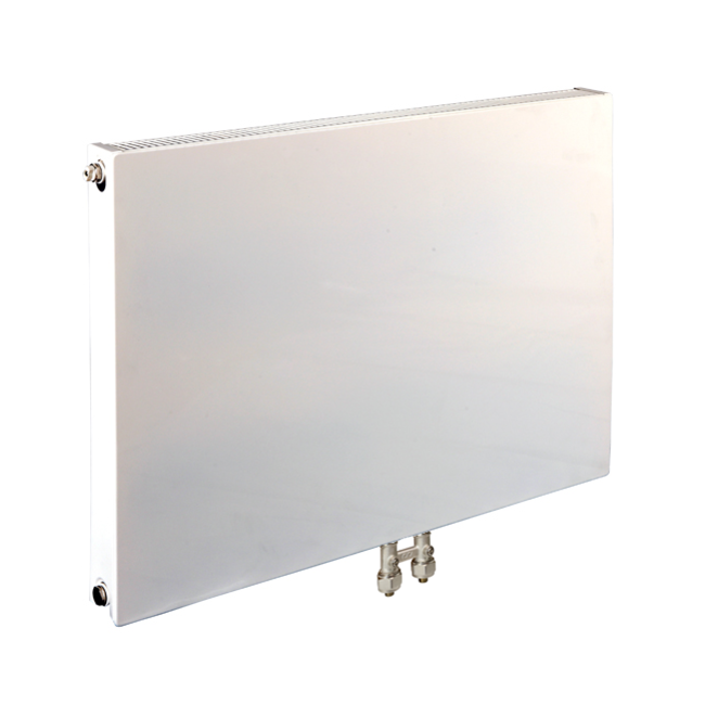  40x100 cm Type 11 - 838 Watt - ECA Paneelradiator Compact 8 vlakke voorzijde - Wit (Ral 9016)