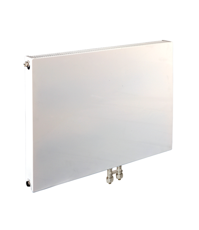  40x160 cm Type 11 - 1340 watts - ECA Panneau radiateur Compact 8 flat front - Blanc (Ral 9016)