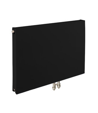 ECA 50x120 cm Type 11 - 1210 watts - Radiateur à panneaux ECA Compact 8 flat front - Noir mat (Ral 9005)