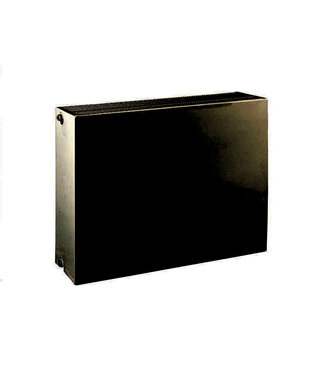 ECA 30x120 cm Type 33 - 2223 watts - Radiateur à panneaux ECA Compact 8 flat front - Noir mat (Ral 9005)