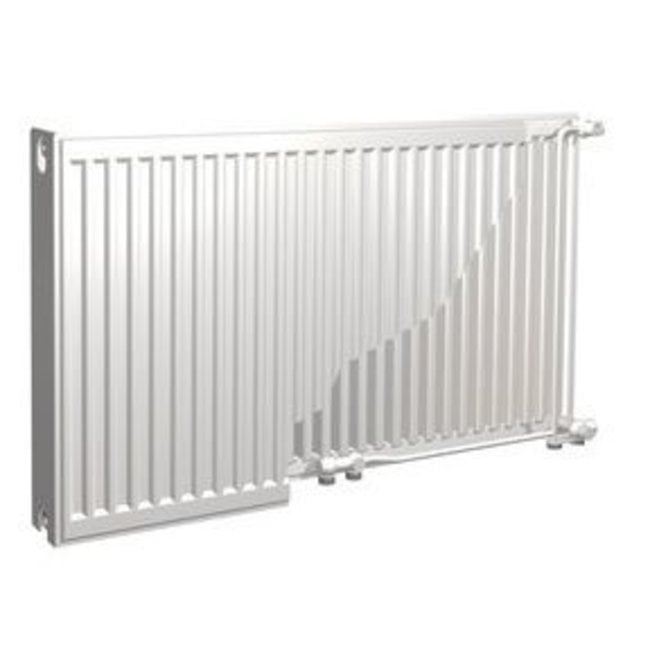  30x100 cm Type 33 - 1861 watts - ECA Radiateur à panneaux Compact 8 rainures - Blanc (Ral 9016)