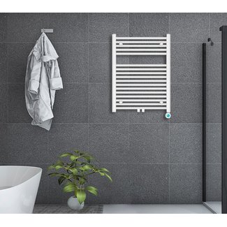 Oppio 80x50 cm - Radiateur sèche-serviettes électrique Oppio ECO Digital White (Ral 9016)