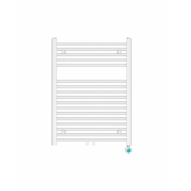  80x60 cm - Radiateur sèche-serviettes électrique Oppio ECO Digital White (Ral 9016)