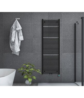 Oppio 160x40 cm - Oppio ECO Digital Mat Zwart elektrische handdoekradiator (Ral 9005)