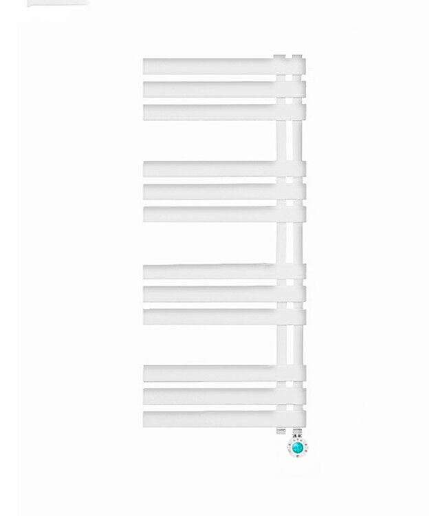  140x60 cm – Oppio Elite ECO Digital WiFi elektrische handdoekradiator – Wit (RAL 9016)