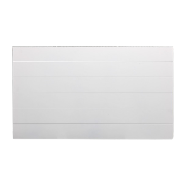  30x80 cm - Radiator Cover Lined (Gegroefde voorplaat) - Wit (RAL 9016)