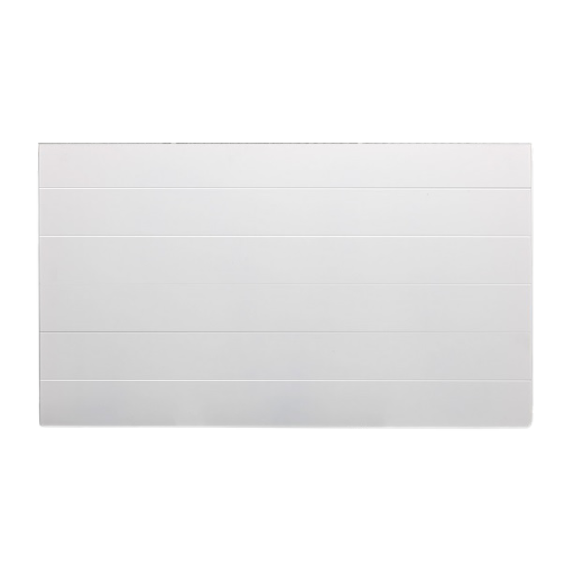 90x40 cm - Cache-radiateur doublé (face avant rainurée) - Blanc