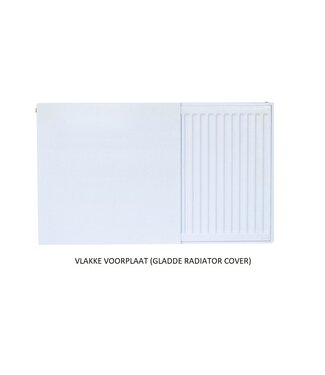 Oppio 60x120 cm - Cache-radiateur plat - Blanc (RAL 9016)