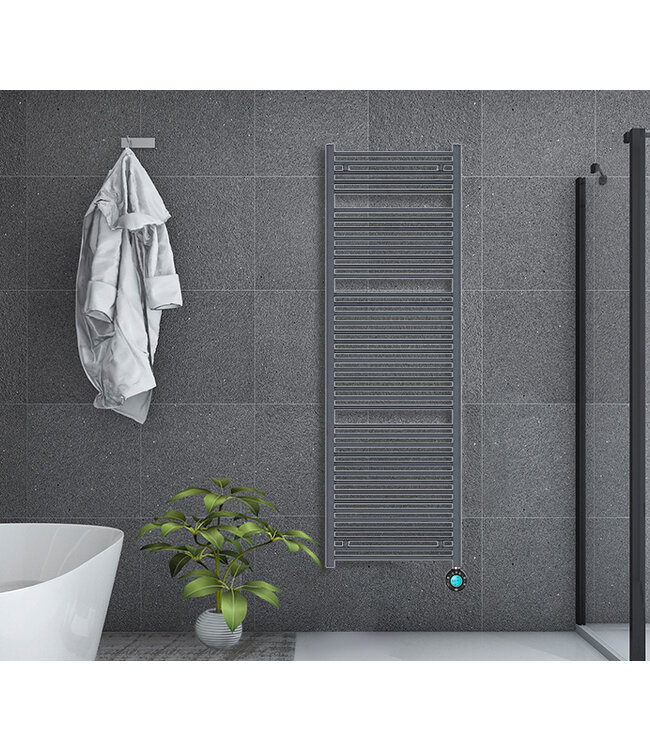  180x60 cm – Radiateur sèche-serviettes électrique WiFi Oppio ECO Digital – Anthracite (RAL 7016)