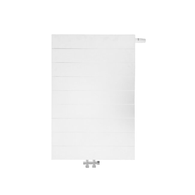  90x40 cm Type 22 - 1247 Watt - ECA Paneelradiator Compact 8 gegroefde voorzijde - Wit (Ral 9016)