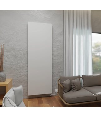 ECA 200x60 cm - 2214 Watt Dimple Vlakke Verticale elektrische radiator type 20 - Wit (RAL 9016)