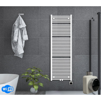 Oppio 160x40 cm - Oppio Smart WiFi Wit (Ral 9016) elektrische Handdoekradiator 714 Watt