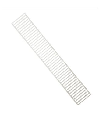 ECA Radiateur panneau à grille supérieure séparé type 33 - 2600 mm - Couleur Blanc (RAL 9016)