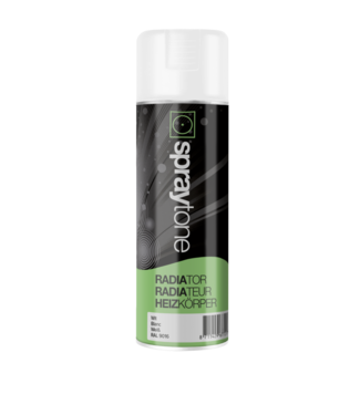 Oppio Radiatorlak spray (Radiatorspray) 400ml RAL 9016