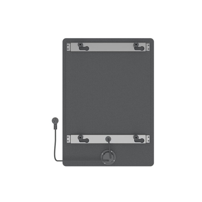  70x50 cm - Radiateur électrique E-panel 300 Watt - Anthracite mat / Gris Béton
