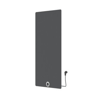 Oppio 120x60 cm - Radiateur électrique E-panel 750 Watt - Anthracite mat / Gris Béton