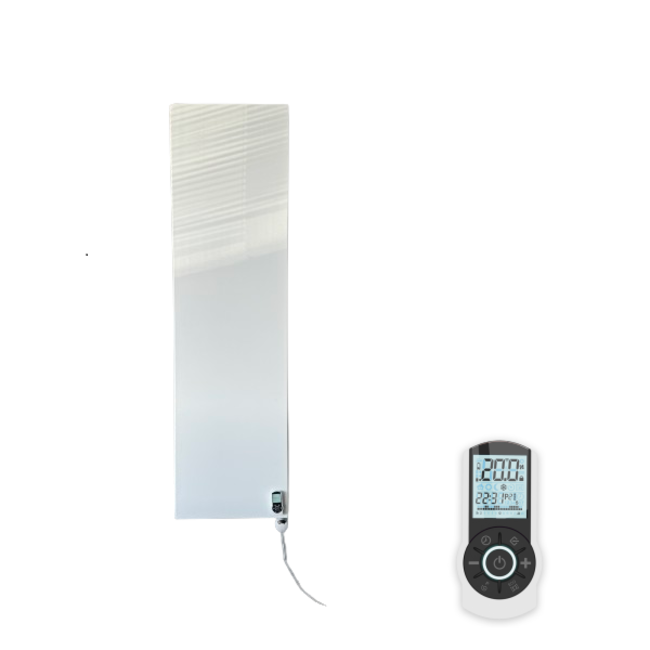  200x60 cm - 2214 Watt Télécommande Intelligente Radiateur électrique vertical type 20 - Blanc (RAL 9016)