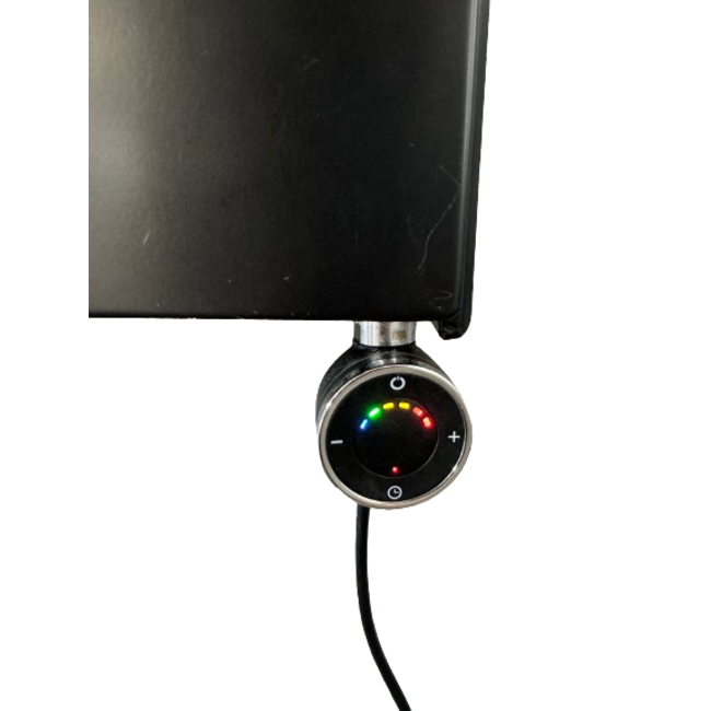  180x50 cm - 1731 Watt Radiateur électrique vertical plat type 20 - Noir (RAL 9005)