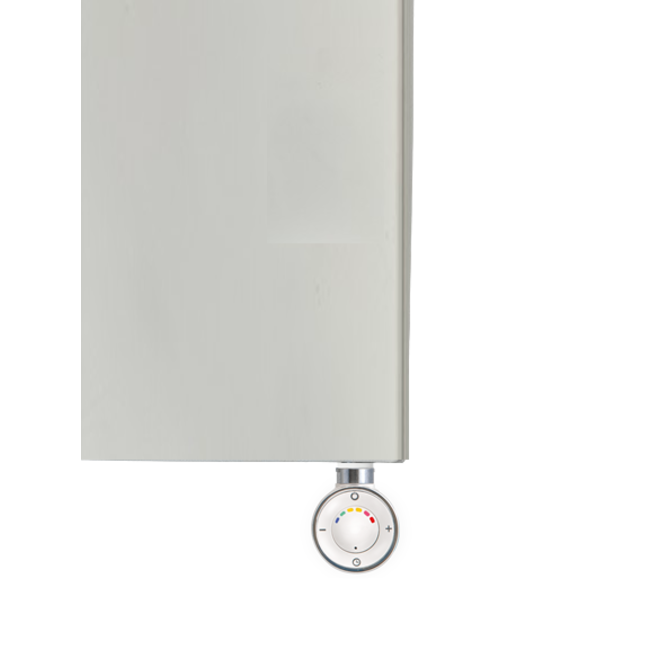  200x30 cm - 1175 Watt Fossette Radiateur électrique vertical plat type 20 - Blanc (RAL 9016)